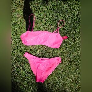 Sparkly pink size L&S target bikini